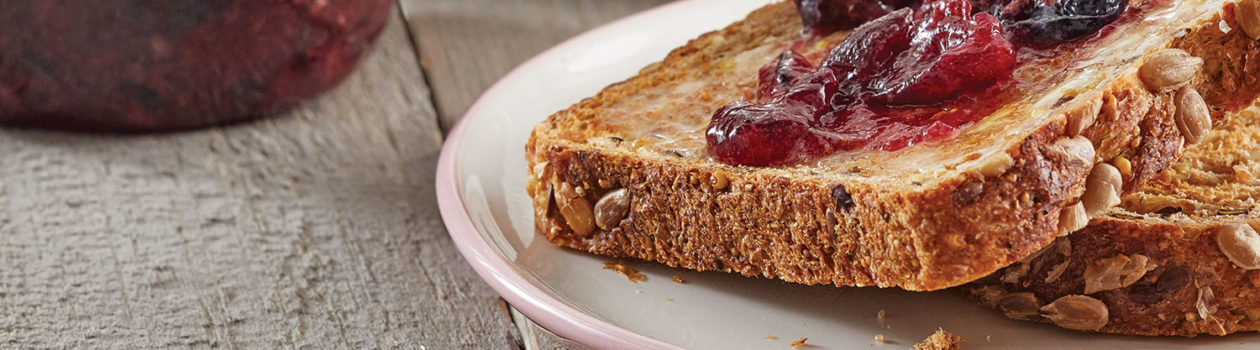 Recipe NoCook Tangy Blueberry Freezer Jam