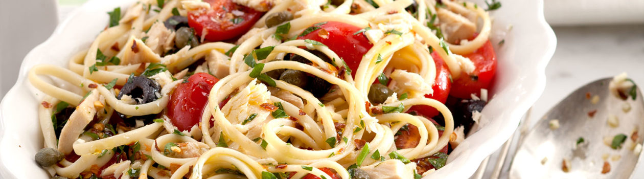 Tuna, Caper & Fresh Tomato Linguine