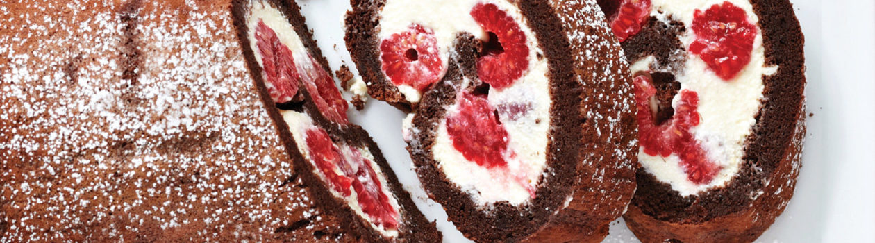 Chocolate-Raspberry Roll