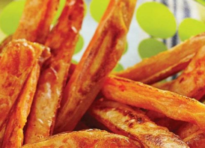 Oven-baked sweet potato fries